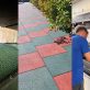 Producția și montajul dalelor din cauciuc pentru locuri de joacă